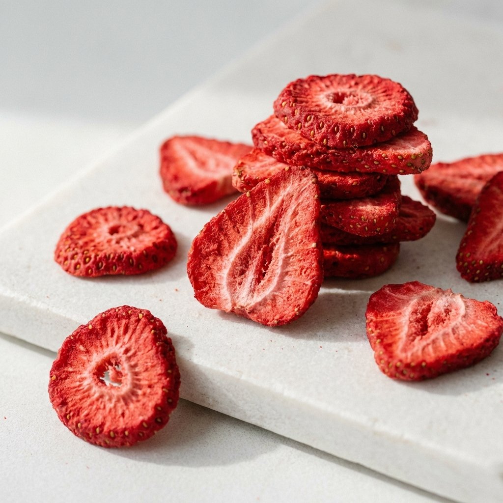 Freeze Dry Çilek Dilimleri