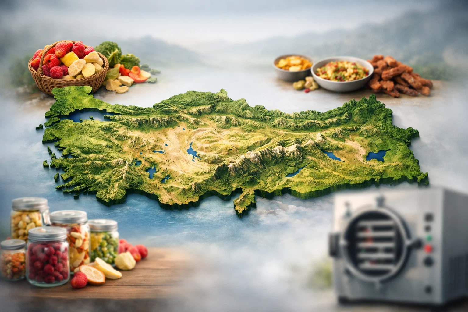 Türkiye de Freeze Dry Üretim Haritası